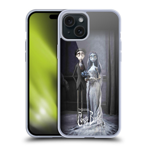 Corpse Bride Key Art Wedding Photo Soft Gel Case for Apple iPhone 15 Plus & MagSafe