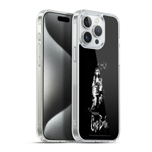 Corpse Bride Key Art Emily Splatters Soft Gel Case for Apple iPhone 15 Pro Max & MagSafe