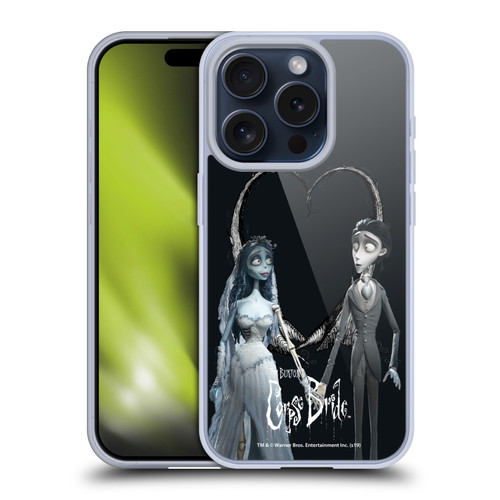 Corpse Bride Key Art Holding Hands Soft Gel Case for Apple iPhone 15 Pro & MagSafe