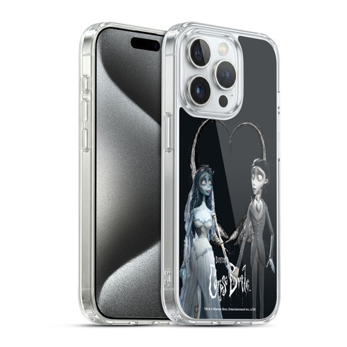 Corpse Bride Key Art Holding Hands Soft Gel Case for Apple iPhone 15 Pro & MagSafe