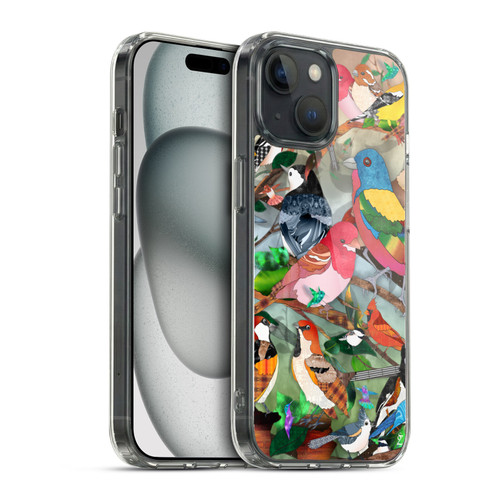 Suzan Lind Birds Medley 2 Soft Gel Case for Apple iPhone 15 & MagSafe
