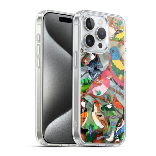 Suzan Lind Birds Medley 2 Soft Gel Case for Apple iPhone 15 Pro & MagSafe