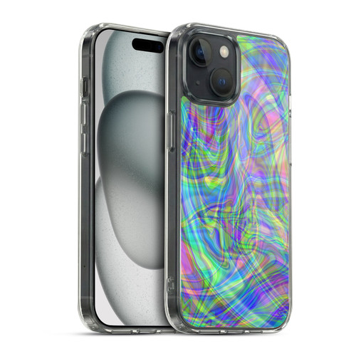 Suzan Lind Colours & Patterns Iridescent Abstract Soft Gel Case for Apple iPhone 15 & MagSafe