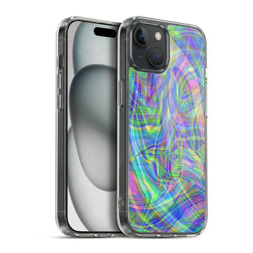 Suzan Lind Colours & Patterns Iridescent Abstract Soft Gel Case for Apple iPhone 15 Plus & MagSafe
