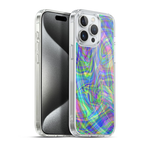 Suzan Lind Colours & Patterns Iridescent Abstract Soft Gel Case for Apple iPhone 15 Pro Max & MagSafe
