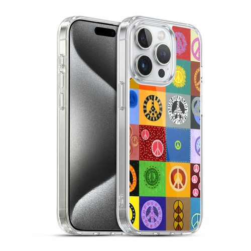 Suzan Lind Colours & Patterns Peace Quilt Soft Gel Case for Apple iPhone 15 Pro & MagSafe