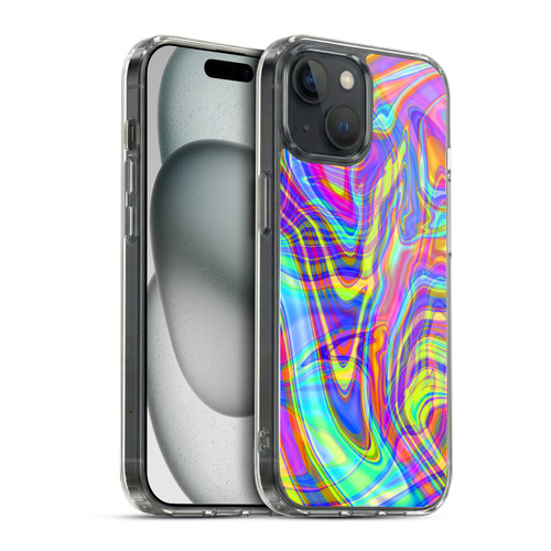 Suzan Lind Marble Illusion Rainbow Soft Gel Case for Apple iPhone 15 & MagSafe