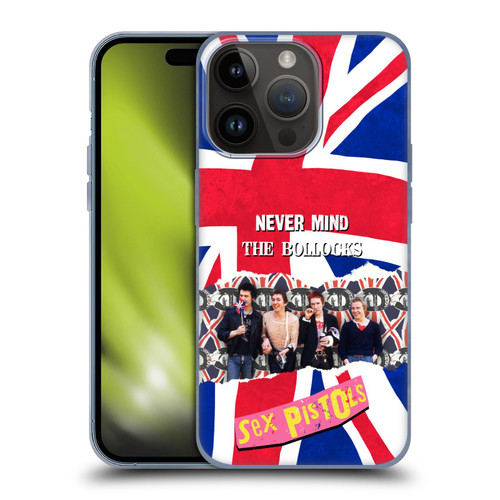 Sex Pistols Band Art Group Photo Soft Gel Case for Apple iPhone 15 Pro