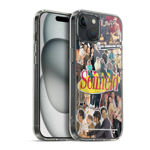 Seinfeld Graphics Collage Soft Gel Case for Apple iPhone 15 Plus & MagSafe