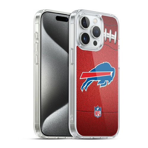 NFL Buffalo Bills Graphics Football Soft Gel Case for Apple iPhone 15 Pro & MagSafe
