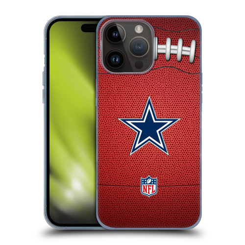 NFL Dallas Cowboys Graphics Football Soft Gel Case for Apple iPhone 15 Pro Max