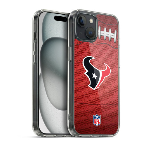 NFL Houston Texans Graphics Football Soft Gel Case for Apple iPhone 15 Plus & MagSafe