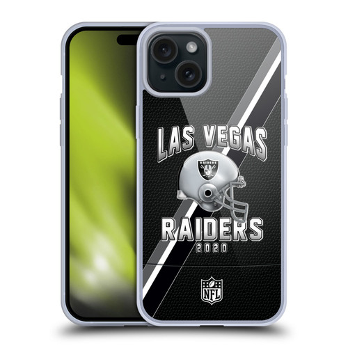 NFL Las Vegas Raiders Logo Art Football Stripes 100th Soft Gel Case for Apple iPhone 15 Plus NFL Las Vegas Raiders Logo Art Football Stripes 100th Soft Gel Case for Apple iPhone 15 Plus