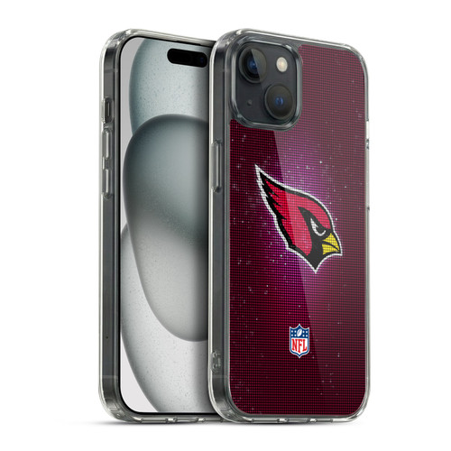 NFL Arizona Cardinals Artwork LED Soft Gel Case for Apple iPhone 15 Plus & MagSafe