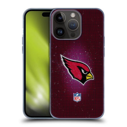 NFL Arizona Cardinals Artwork LED Soft Gel Case for Apple iPhone 15 Pro