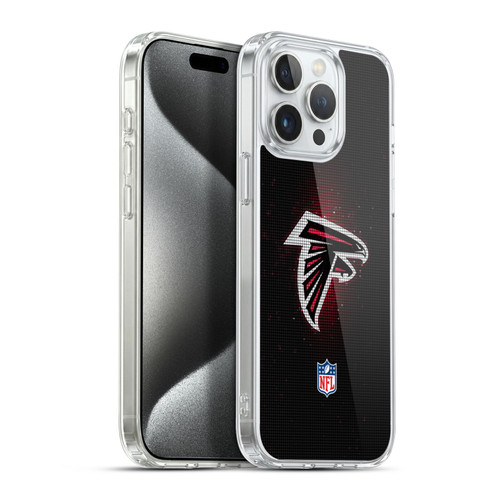 NFL Atlanta Falcons Artwork LED Soft Gel Case for Apple iPhone 15 Pro Max & MagSafe