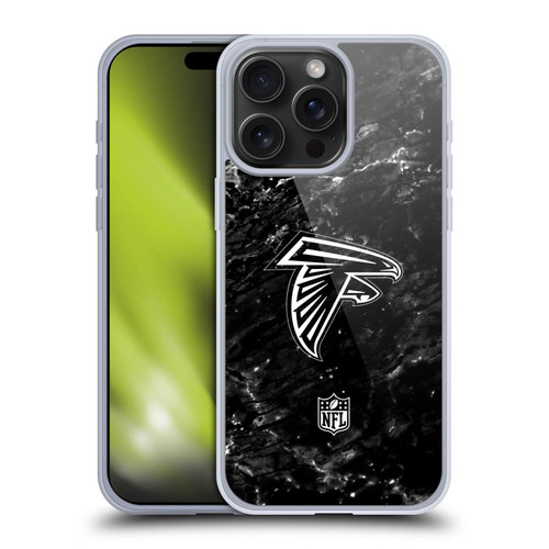 NFL Atlanta Falcons Artwork Marble Soft Gel Case for Apple iPhone 15 Pro Max