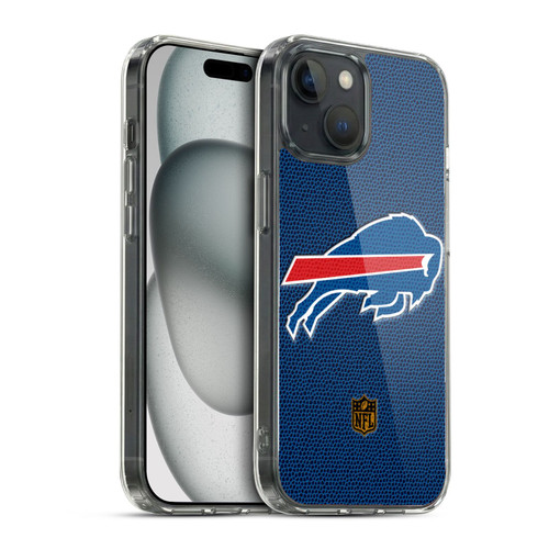 NFL Buffalo Bills Logo Football Soft Gel Case for Apple iPhone 15