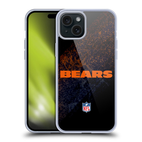 NFL Chicago Bears Logo Blur Soft Gel Case for Apple iPhone 15 Plus NFL Chicago Bears Logo Blur Soft Gel Case for Apple iPhone 15 Plus