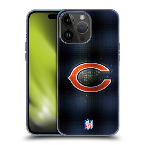 NFL Chicago Bears Artwork LED Soft Gel Case for Apple iPhone 15 Pro Max