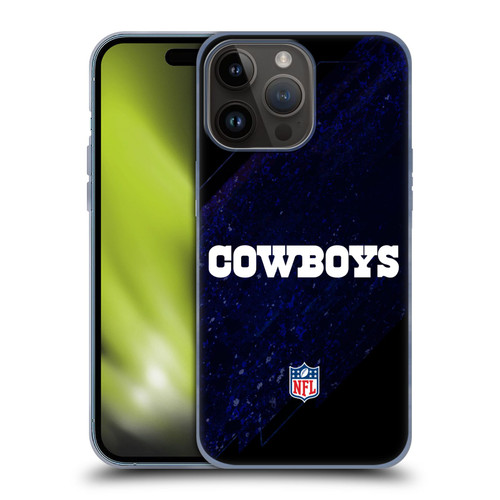 NFL Dallas Cowboys Logo Blur Soft Gel Case for Apple iPhone 15 Pro Max