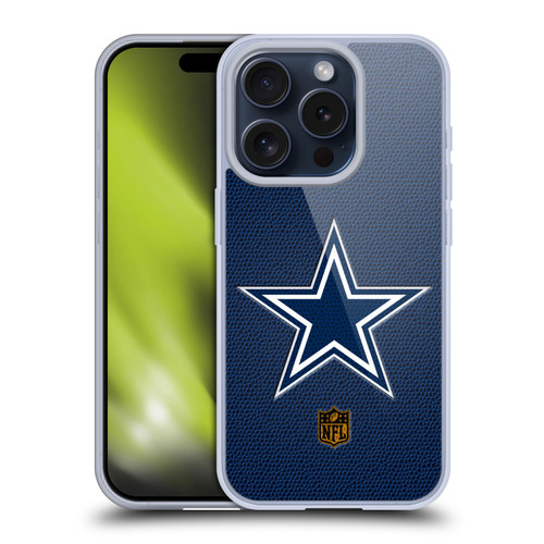 NFL Dallas Cowboys Logo Football Soft Gel Case for Apple iPhone 15 Pro NFL Dallas Cowboys Logo Football Soft Gel Case for Apple iPhone 15 Pro