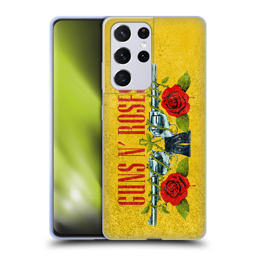 Guns N' Roses Vintage Pistols Soft Gel Case for Samsung Galaxy S21 Ultra 5G