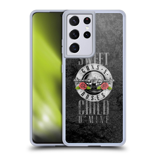 Guns N' Roses Vintage Sweet Child O' Mine Soft Gel Case for Samsung Galaxy S21 Ultra 5G