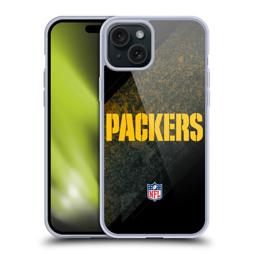 NFL Green Bay Packers Logo Blur Soft Gel Case for Apple iPhone 15 Plus & MagSafe