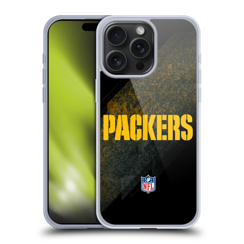 NFL Green Bay Packers Logo Blur Soft Gel Case for Apple iPhone 15 Pro Max & MagSafe
