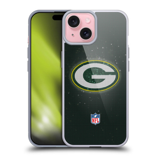 NFL Green Bay Packers Artwork LED Soft Gel Case for Apple iPhone 15