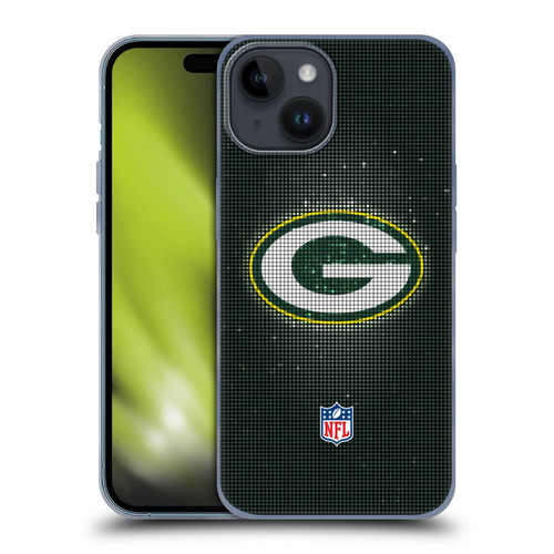 NFL Green Bay Packers Artwork LED Soft Gel Case for Apple iPhone 15