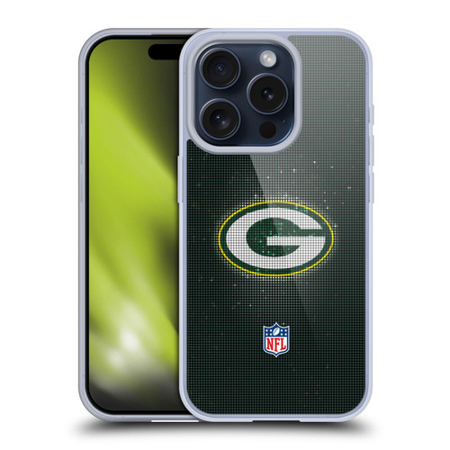 NFL Green Bay Packers Artwork LED Soft Gel Case for Apple iPhone 15 Pro