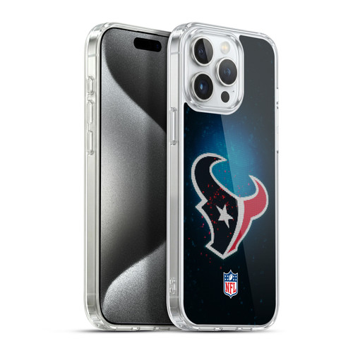 NFL Houston Texans Artwork LED Soft Gel Case for Apple iPhone 15 Pro Max & MagSafe