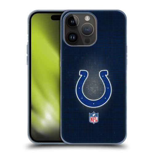 NFL Indianapolis Colts Artwork LED Soft Gel Case for Apple iPhone 15 Pro Max