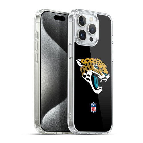 NFL Jacksonville Jaguars Logo Plain Soft Gel Case for Apple iPhone 15 Pro Max & MagSafe
