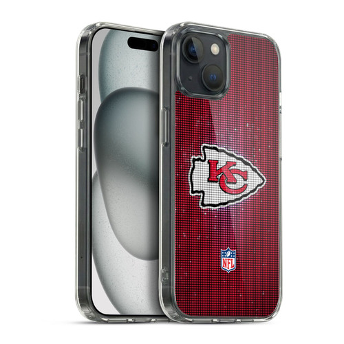 NFL Kansas City Chiefs Artwork LED Soft Gel Case for Apple iPhone 15 Plus