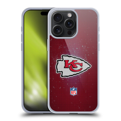 NFL Kansas City Chiefs Artwork LED Soft Gel Case for Apple iPhone 15 Pro Max