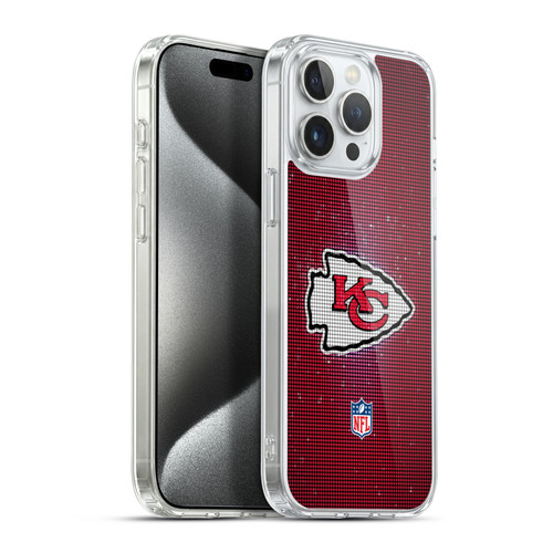 NFL Kansas City Chiefs Artwork LED Soft Gel Case for Apple iPhone 15 Pro Max