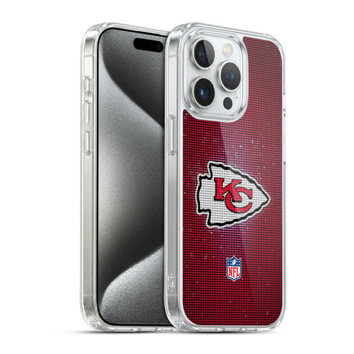 NFL Kansas City Chiefs Artwork LED Soft Gel Case for Apple iPhone 15 Pro