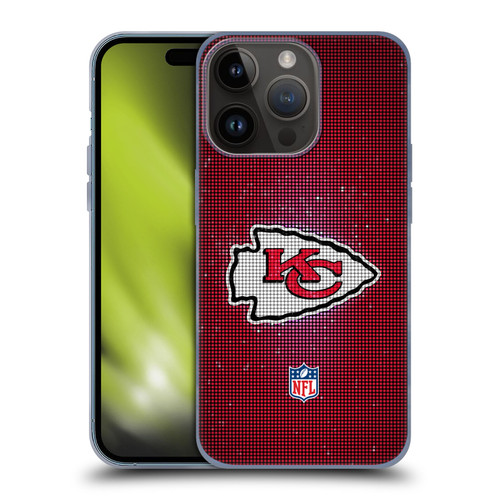 NFL Kansas City Chiefs Artwork LED Soft Gel Case for Apple iPhone 15 Pro