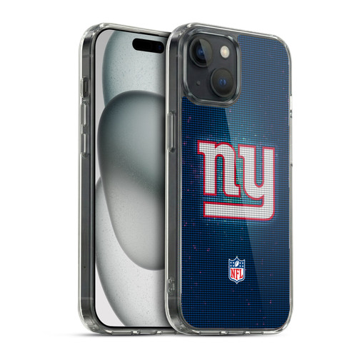 NFL New York Giants Artwork LED Soft Gel Case for Apple iPhone 15 & MagSafe