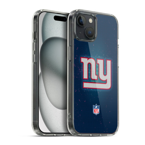 NFL New York Giants Artwork LED Soft Gel Case for Apple iPhone 15 Plus & MagSafe