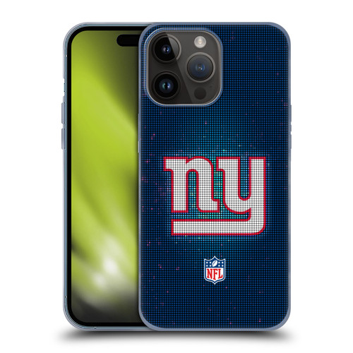 NFL New York Giants Artwork LED Soft Gel Case for Apple iPhone 15 Pro Max