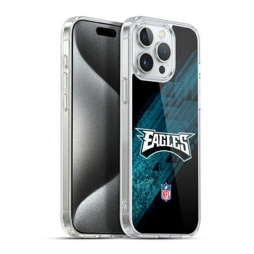 NFL Philadelphia Eagles Logo Blur Soft Gel Case for Apple iPhone 15 Pro Max
