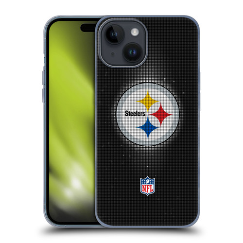 NFL Pittsburgh Steelers Artwork LED Soft Gel Case for Apple iPhone 15
