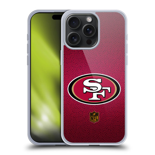 NFL San Francisco 49Ers Logo Football Soft Gel Case for Apple iPhone 15 Pro Max NFL San Francisco 49Ers Logo Football Soft Gel Case for Apple iPhone 15 Pro Max
