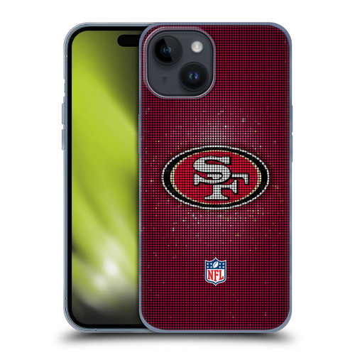 NFL San Francisco 49ers Artwork LED Soft Gel Case for Apple iPhone 15