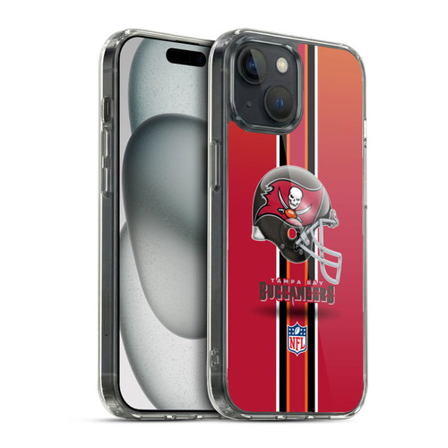 NFL Tampa Bay Buccaneers Logo Helmet Soft Gel Case for Apple iPhone 15 & MagSafe