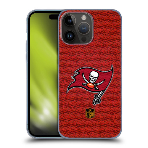 NFL Tampa Bay Buccaneers Logo Football Soft Gel Case for Apple iPhone 15 Pro Max